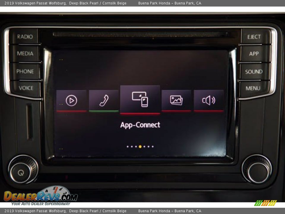 2019 Volkswagen Passat Wolfsburg Deep Black Pearl / Cornsilk Beige Photo #26