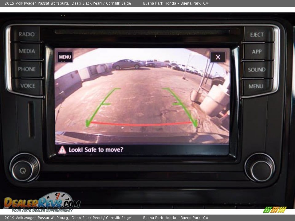 2019 Volkswagen Passat Wolfsburg Deep Black Pearl / Cornsilk Beige Photo #27