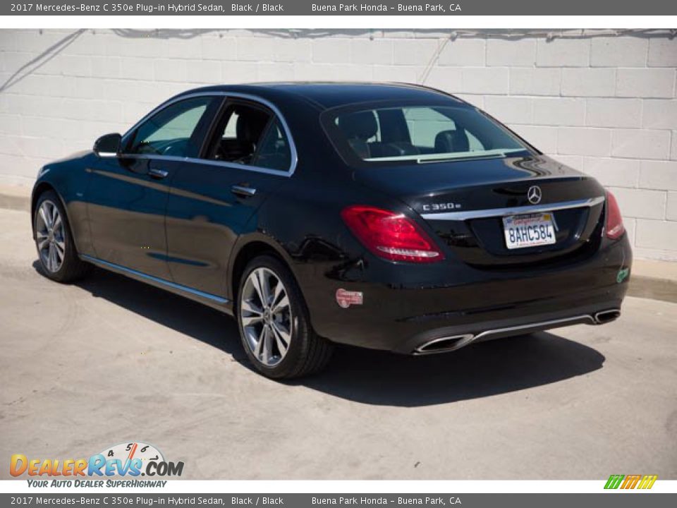 2017 Mercedes-Benz C 350e Plug-in Hybrid Sedan Black / Black Photo #2