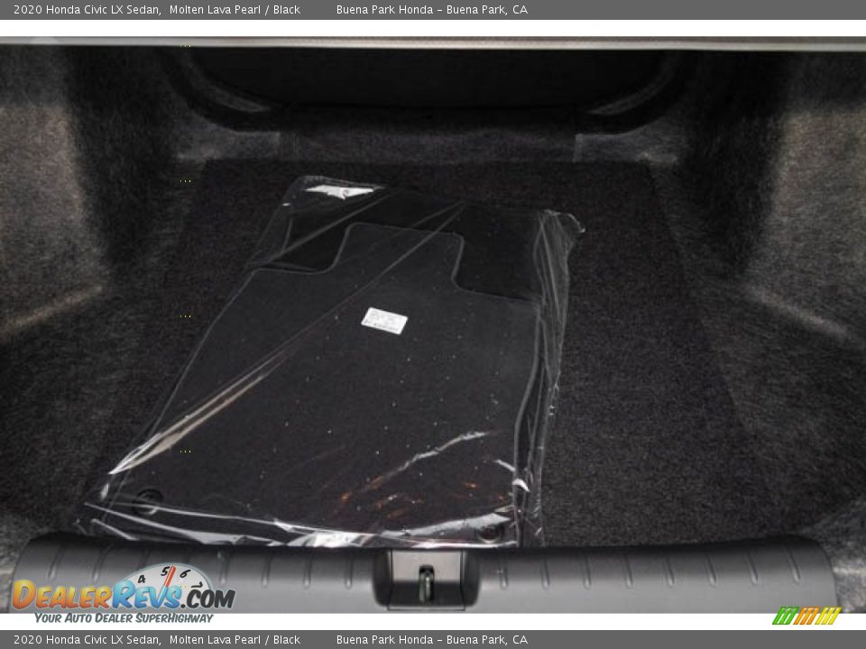 2020 Honda Civic LX Sedan Molten Lava Pearl / Black Photo #27