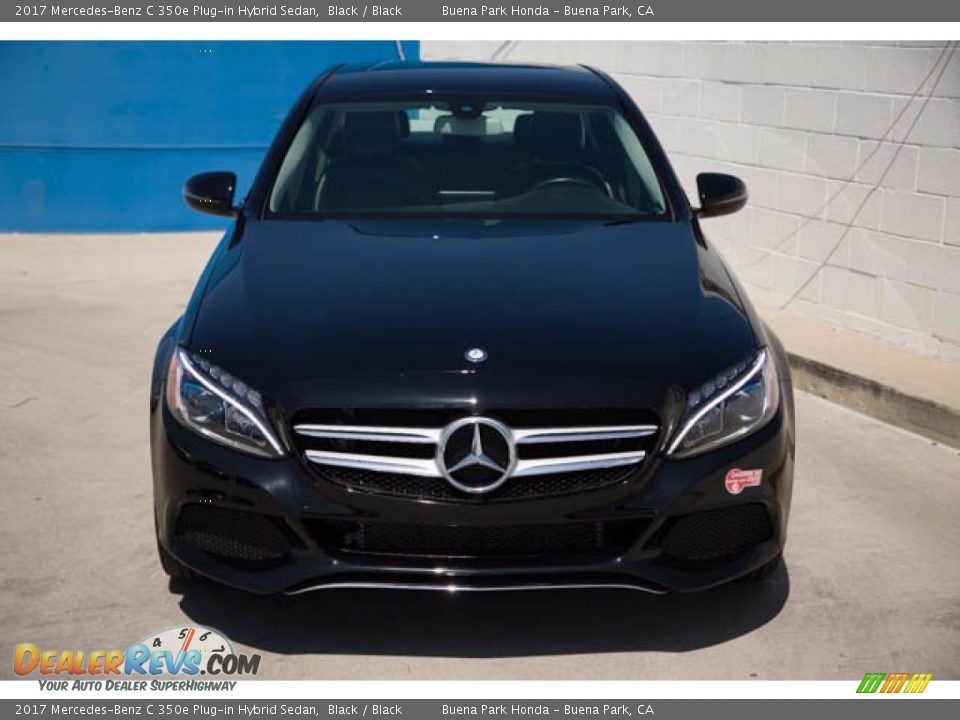 2017 Mercedes-Benz C 350e Plug-in Hybrid Sedan Black / Black Photo #7