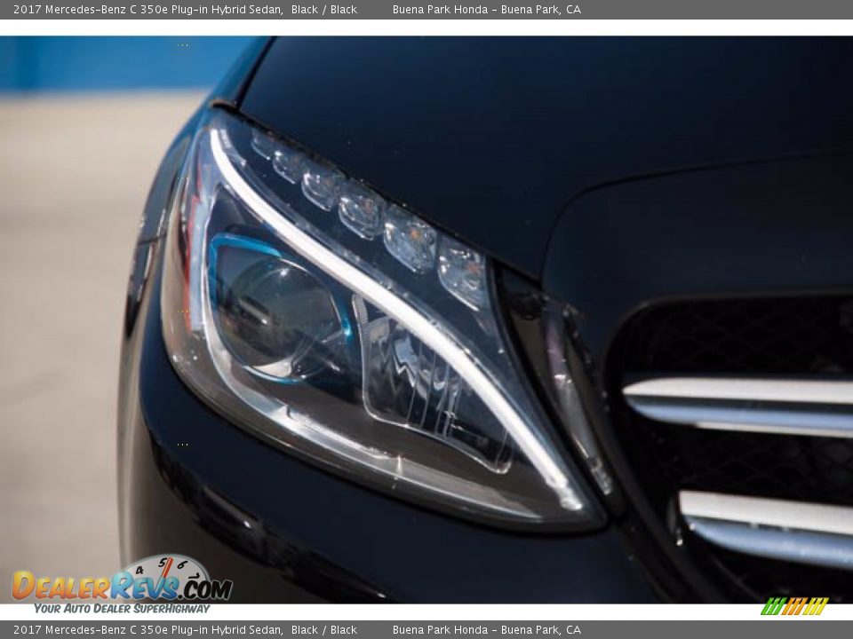 2017 Mercedes-Benz C 350e Plug-in Hybrid Sedan Black / Black Photo #8