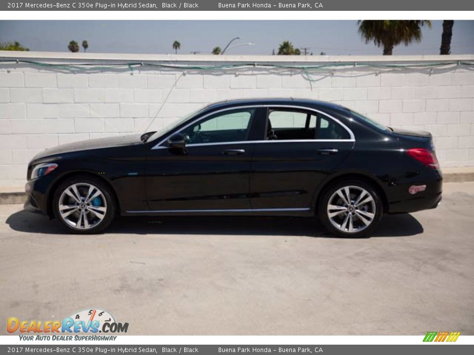 2017 Mercedes-Benz C 350e Plug-in Hybrid Sedan Black / Black Photo #10