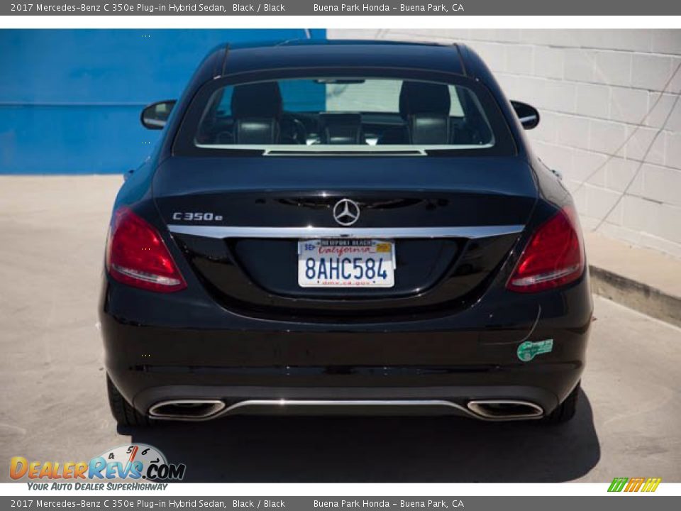 2017 Mercedes-Benz C 350e Plug-in Hybrid Sedan Black / Black Photo #11