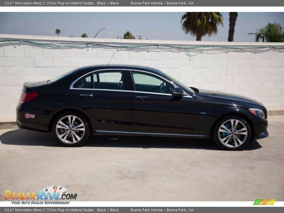 2017 Mercedes-Benz C 350e Plug-in Hybrid Sedan Black / Black Photo #12