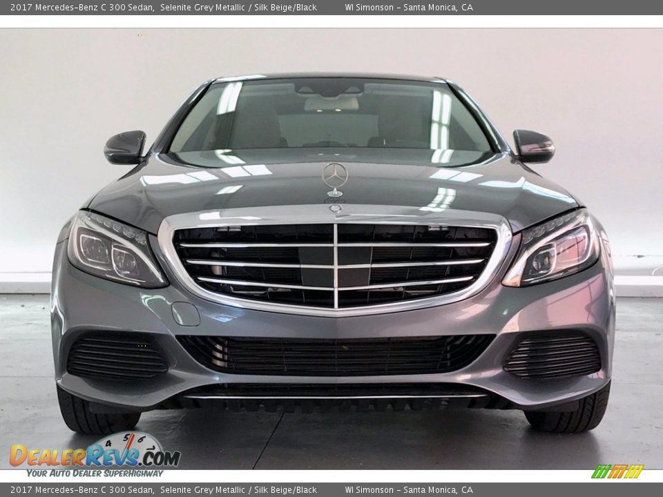 2017 Mercedes-Benz C 300 Sedan Selenite Grey Metallic / Silk Beige/Black Photo #2