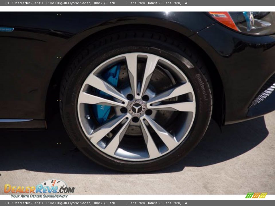 2017 Mercedes-Benz C 350e Plug-in Hybrid Sedan Black / Black Photo #35