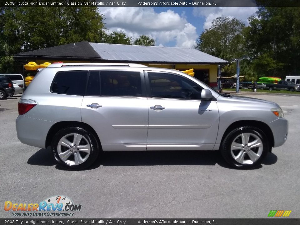 2008 Toyota Highlander Limited Classic Silver Metallic / Ash Gray Photo #2