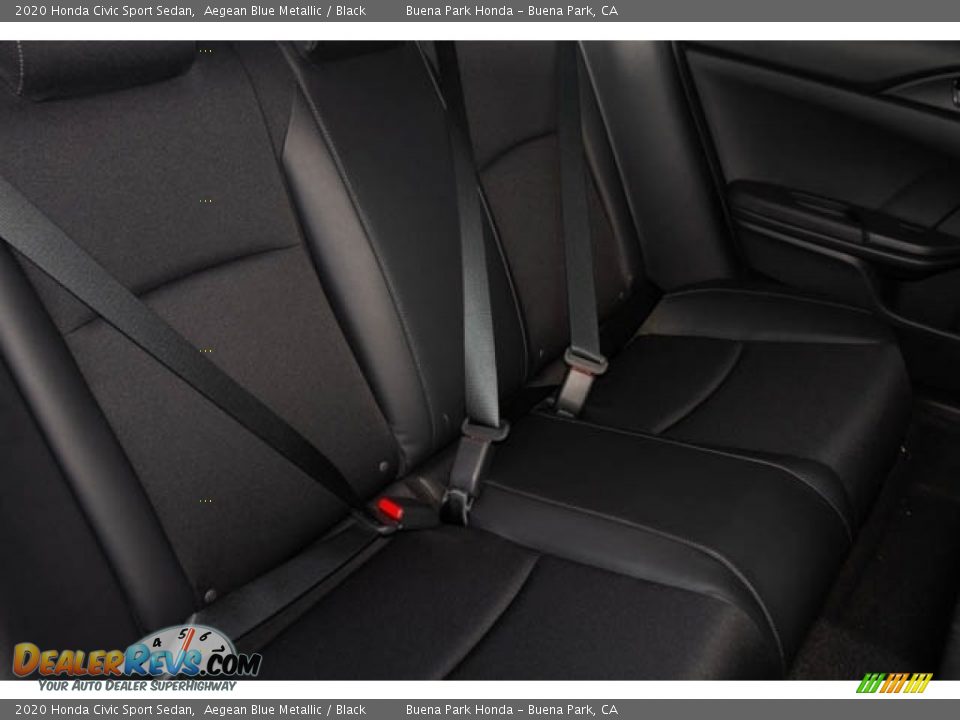 2020 Honda Civic Sport Sedan Aegean Blue Metallic / Black Photo #29