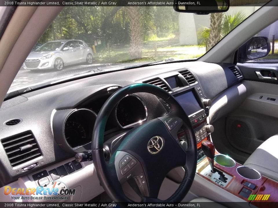 2008 Toyota Highlander Limited Classic Silver Metallic / Ash Gray Photo #12