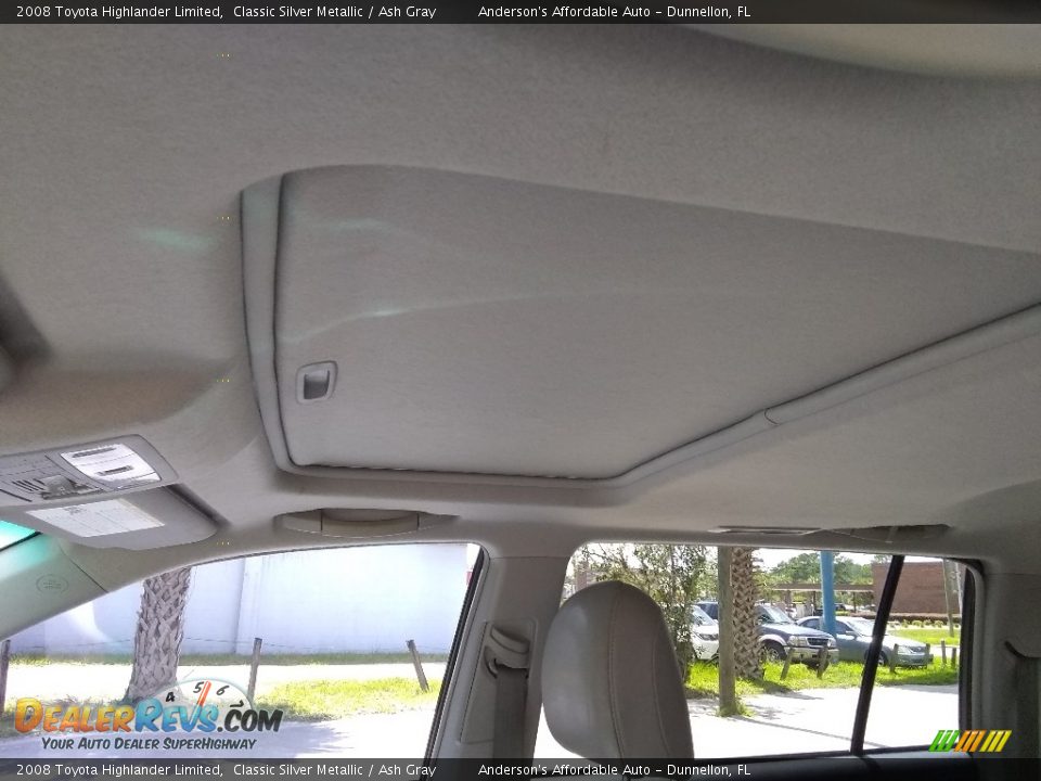 2008 Toyota Highlander Limited Classic Silver Metallic / Ash Gray Photo #14