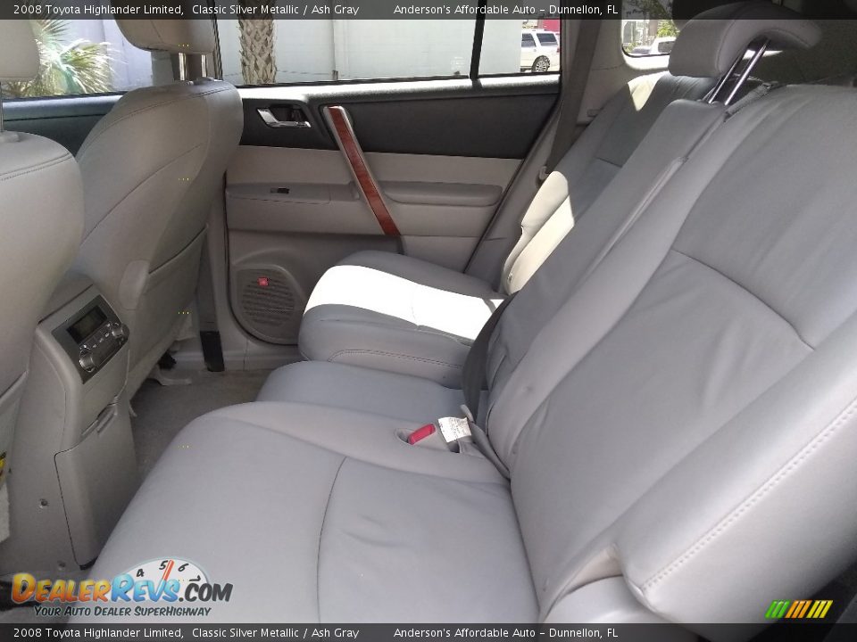2008 Toyota Highlander Limited Classic Silver Metallic / Ash Gray Photo #16