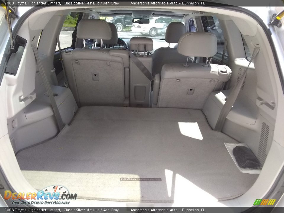 2008 Toyota Highlander Limited Classic Silver Metallic / Ash Gray Photo #18