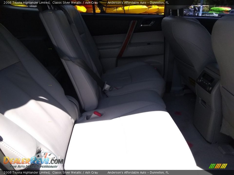 2008 Toyota Highlander Limited Classic Silver Metallic / Ash Gray Photo #22