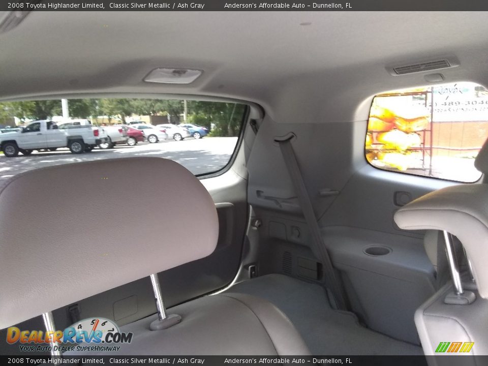 2008 Toyota Highlander Limited Classic Silver Metallic / Ash Gray Photo #23