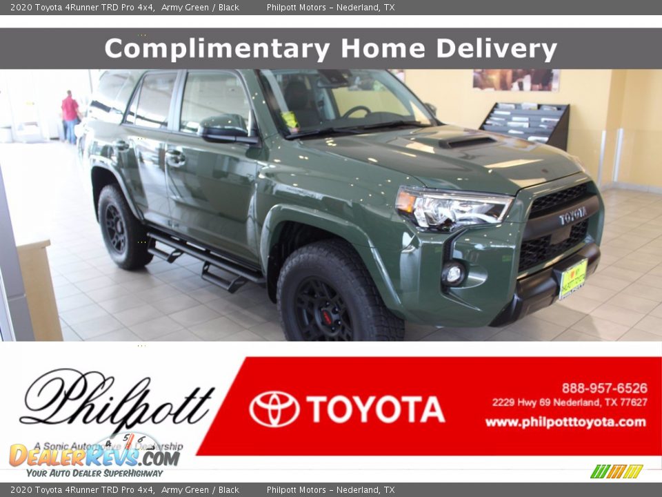 2020 Toyota 4Runner TRD Pro 4x4 Army Green / Black Photo #1