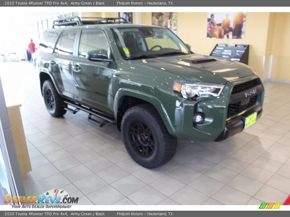 2020 Toyota 4Runner TRD Pro 4x4 Army Green / Black Photo #2