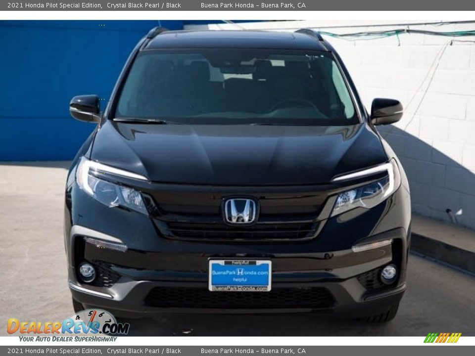 2021 Honda Pilot Special Edition Crystal Black Pearl / Black Photo #3