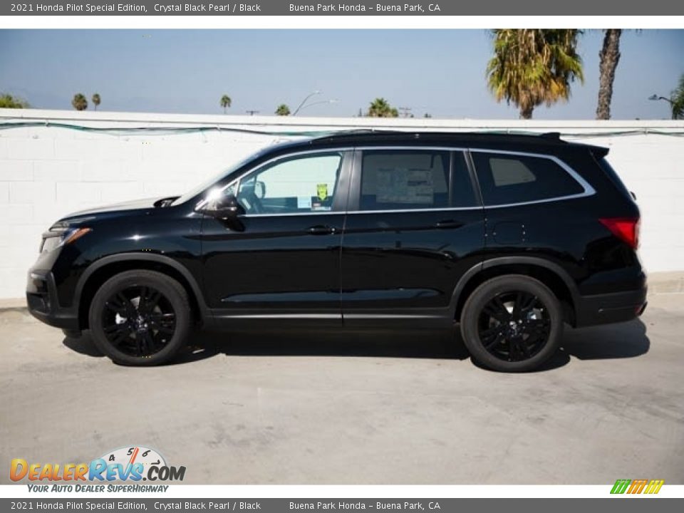 2021 Honda Pilot Special Edition Crystal Black Pearl / Black Photo #4