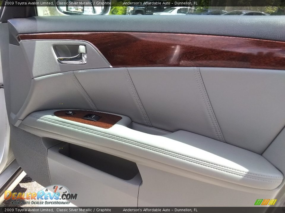 2009 Toyota Avalon Limited Classic Silver Metallic / Graphite Photo #17