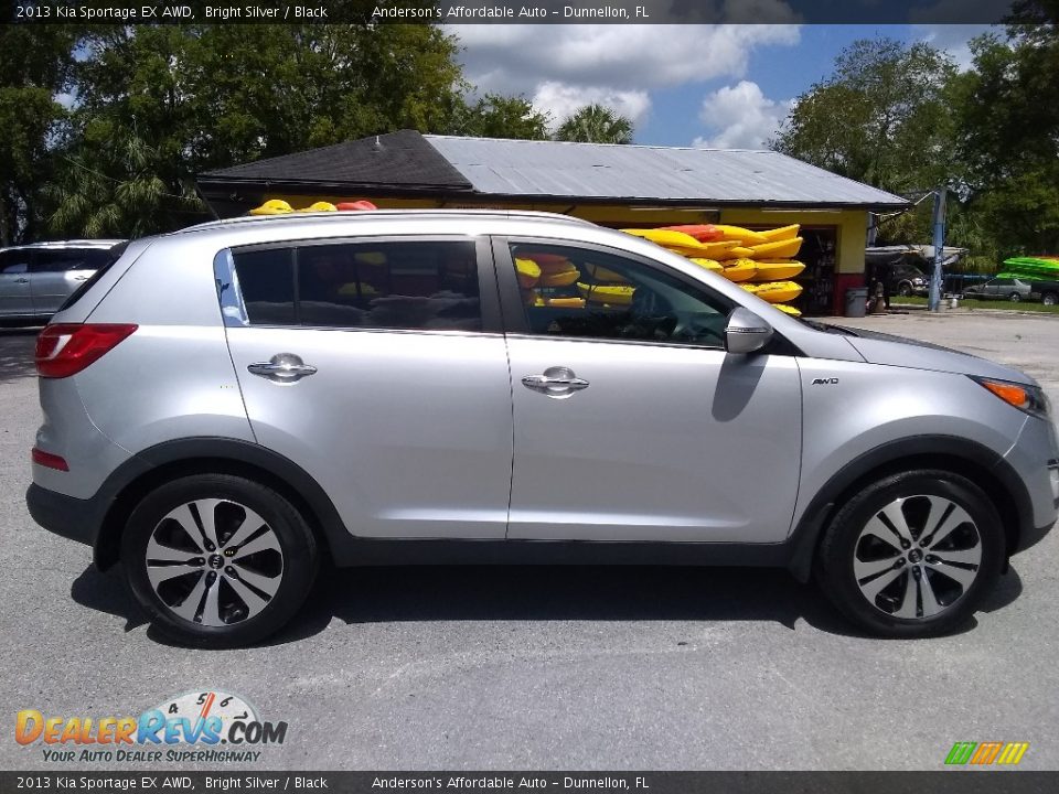 Bright Silver 2013 Kia Sportage EX AWD Photo #2