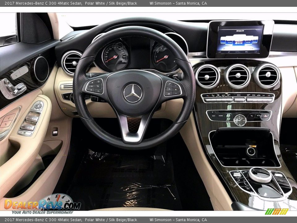 Dashboard of 2017 Mercedes-Benz C 300 4Matic Sedan Photo #4