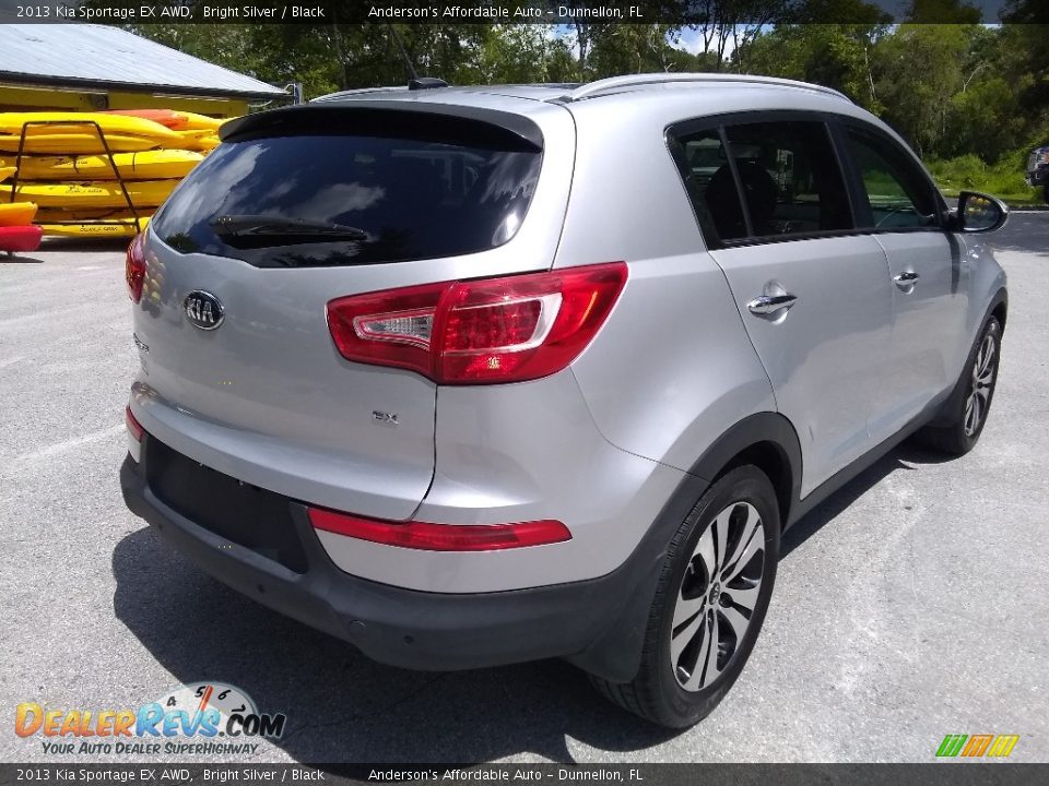 2013 Kia Sportage EX AWD Bright Silver / Black Photo #3