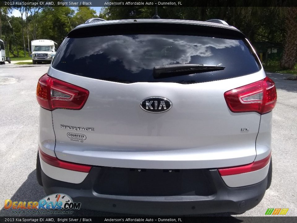 2013 Kia Sportage EX AWD Bright Silver / Black Photo #4