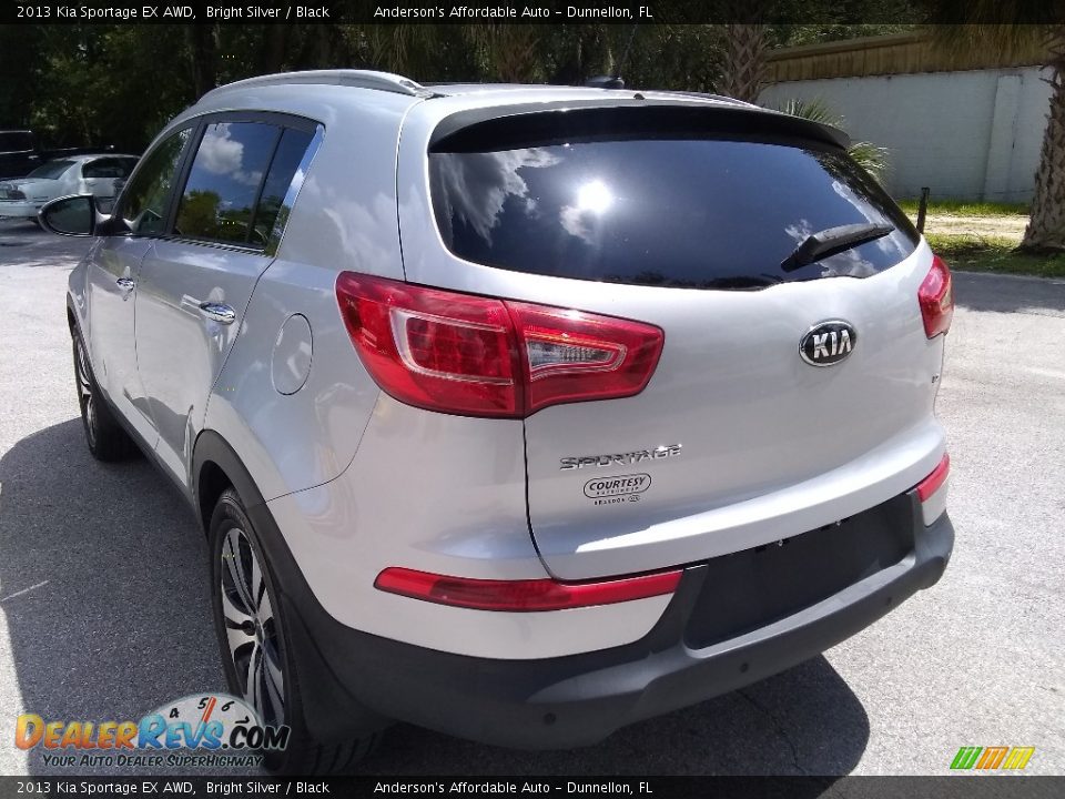 2013 Kia Sportage EX AWD Bright Silver / Black Photo #5