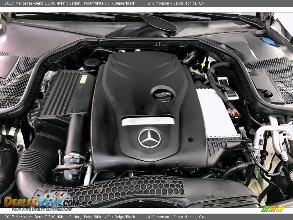 2017 Mercedes-Benz C 300 4Matic Sedan 2.0 Liter DI Turbocharged DOHC 16-Valve VVT 4 Cylinder Engine Photo #9