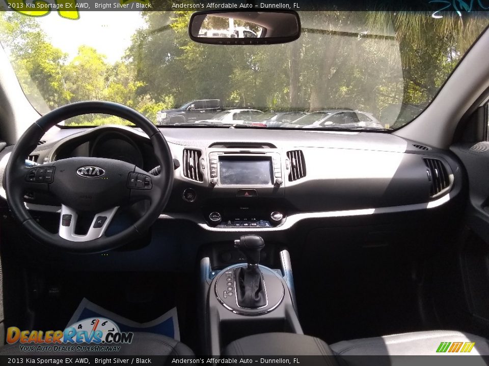 2013 Kia Sportage EX AWD Bright Silver / Black Photo #16