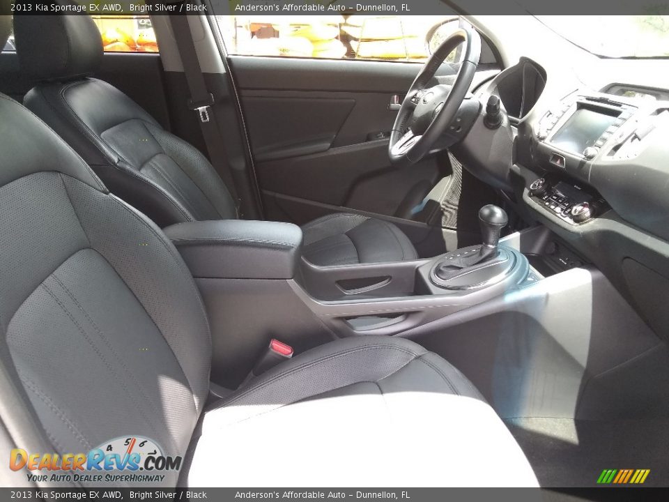 2013 Kia Sportage EX AWD Bright Silver / Black Photo #19