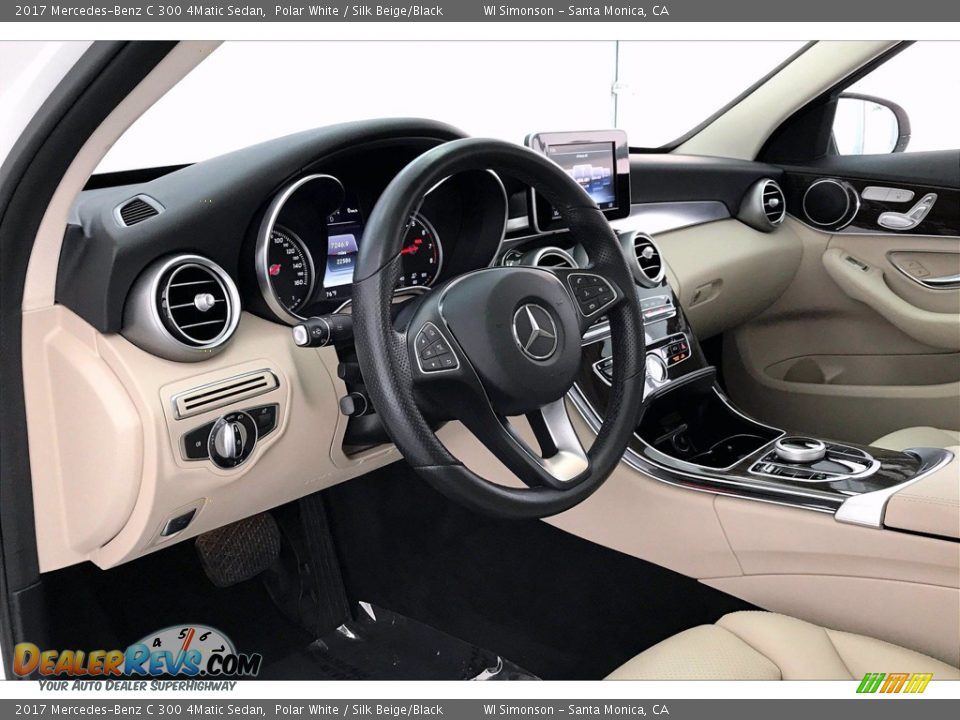 Dashboard of 2017 Mercedes-Benz C 300 4Matic Sedan Photo #22