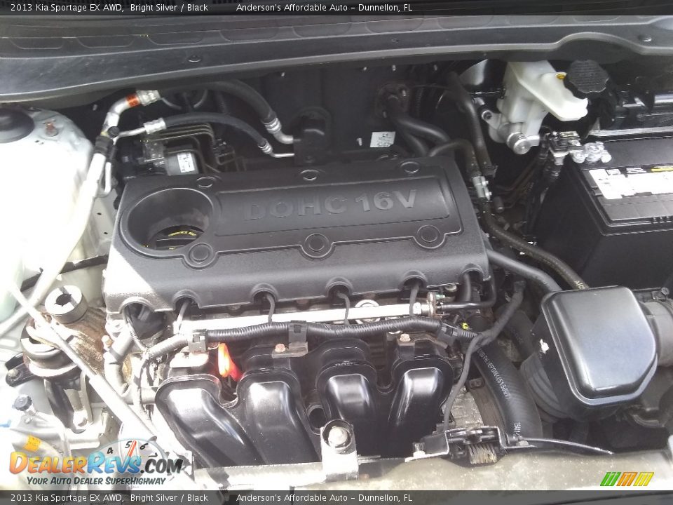 2013 Kia Sportage EX AWD Bright Silver / Black Photo #22