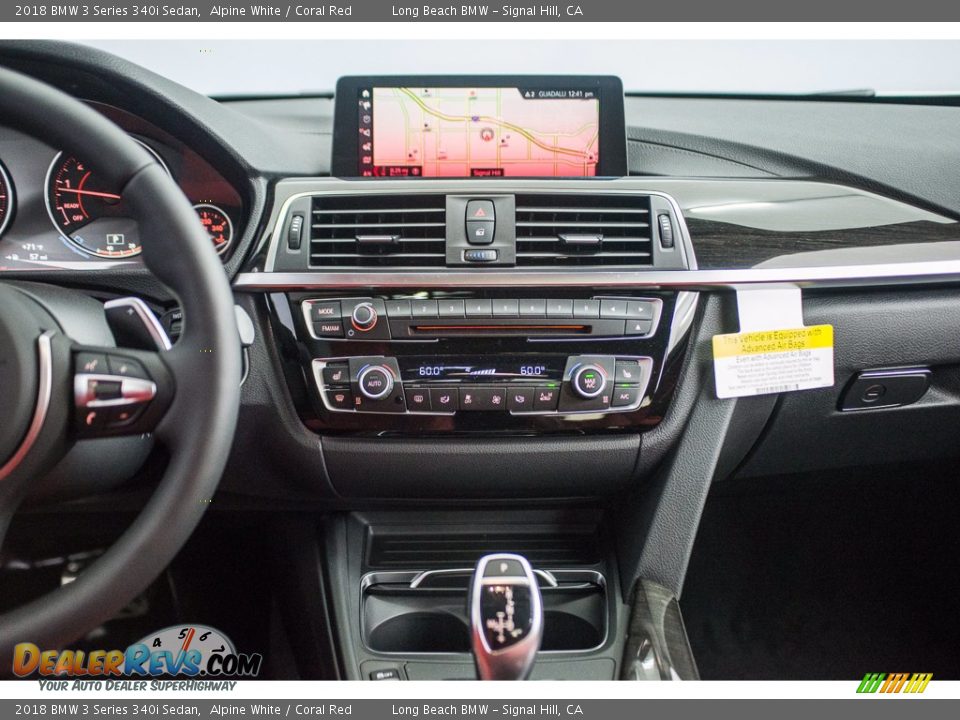 2018 BMW 3 Series 340i Sedan Alpine White / Coral Red Photo #5