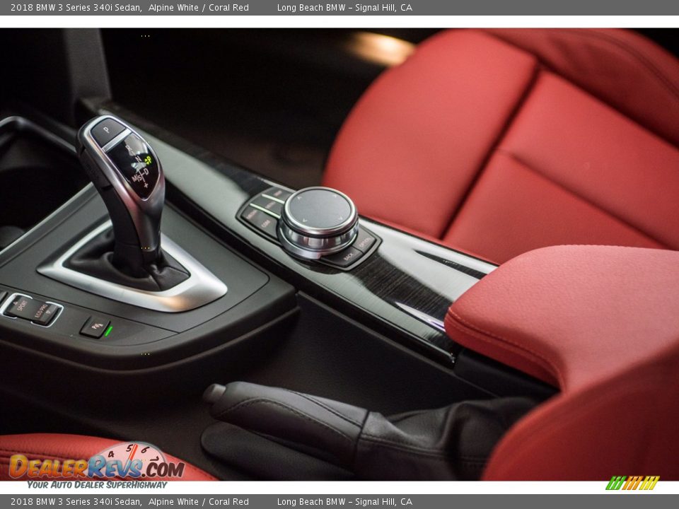 2018 BMW 3 Series 340i Sedan Alpine White / Coral Red Photo #7