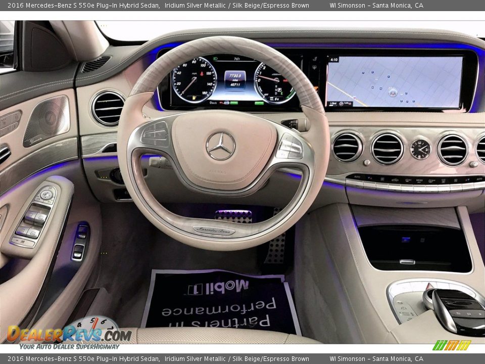 Dashboard of 2016 Mercedes-Benz S 550e Plug-In Hybrid Sedan Photo #4