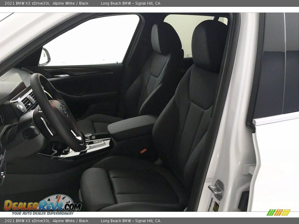2021 BMW X3 sDrive30i Alpine White / Black Photo #9