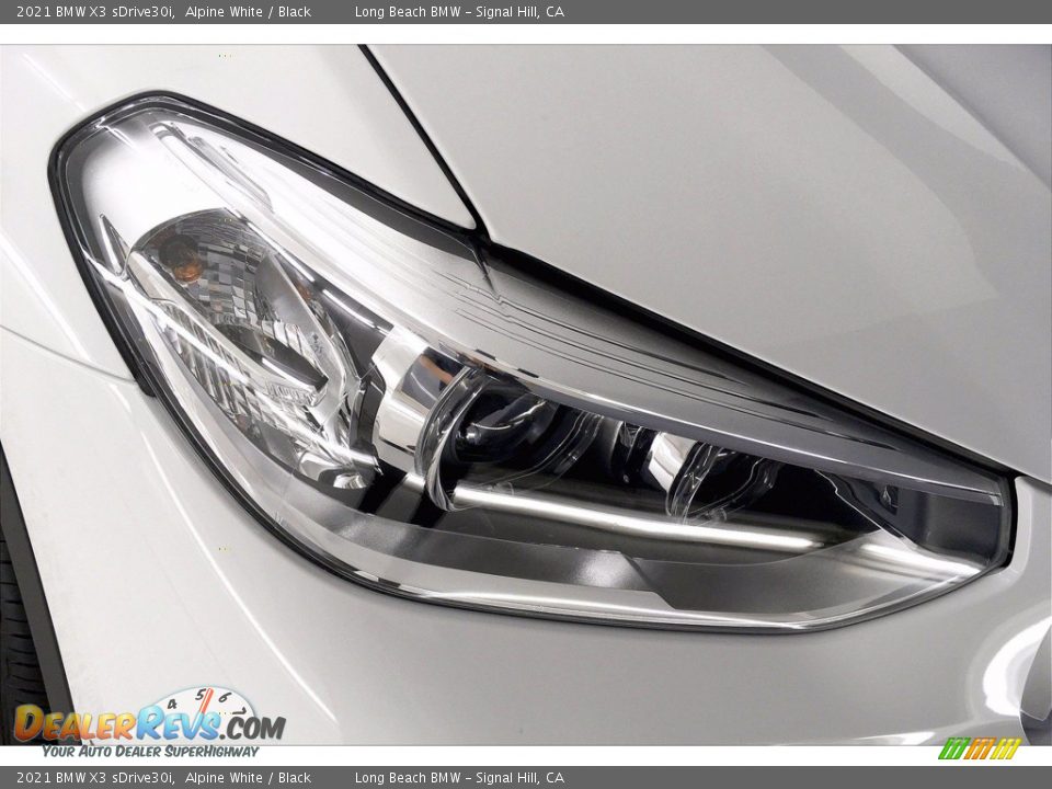 2021 BMW X3 sDrive30i Alpine White / Black Photo #14