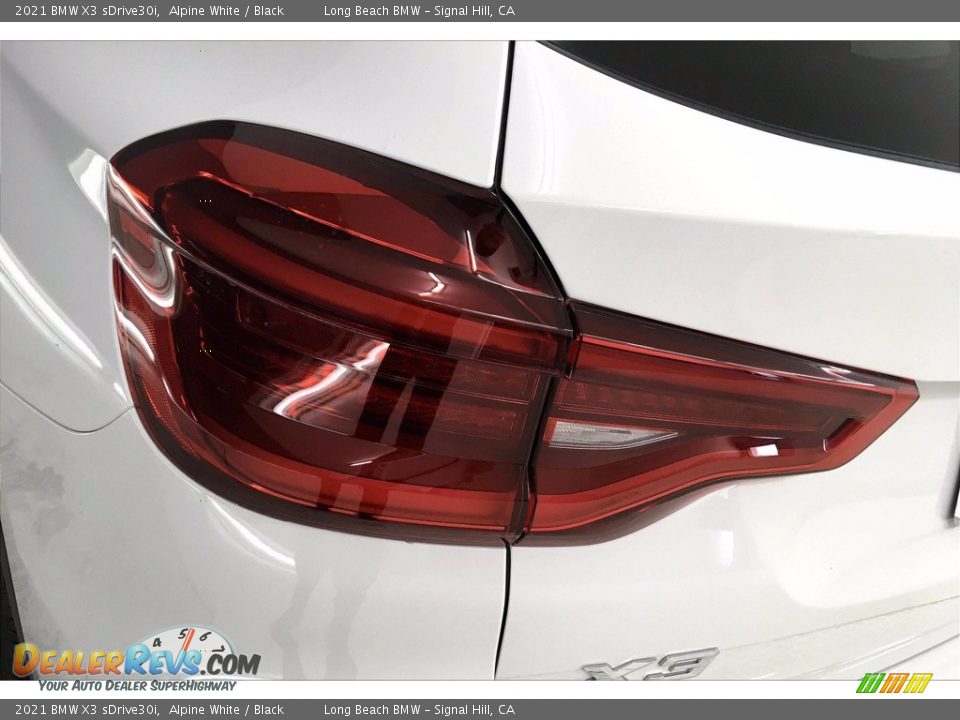 2021 BMW X3 sDrive30i Alpine White / Black Photo #15