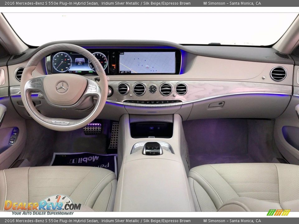 Dashboard of 2016 Mercedes-Benz S 550e Plug-In Hybrid Sedan Photo #17