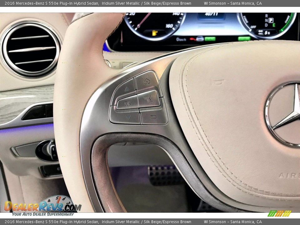 Controls of 2016 Mercedes-Benz S 550e Plug-In Hybrid Sedan Photo #18