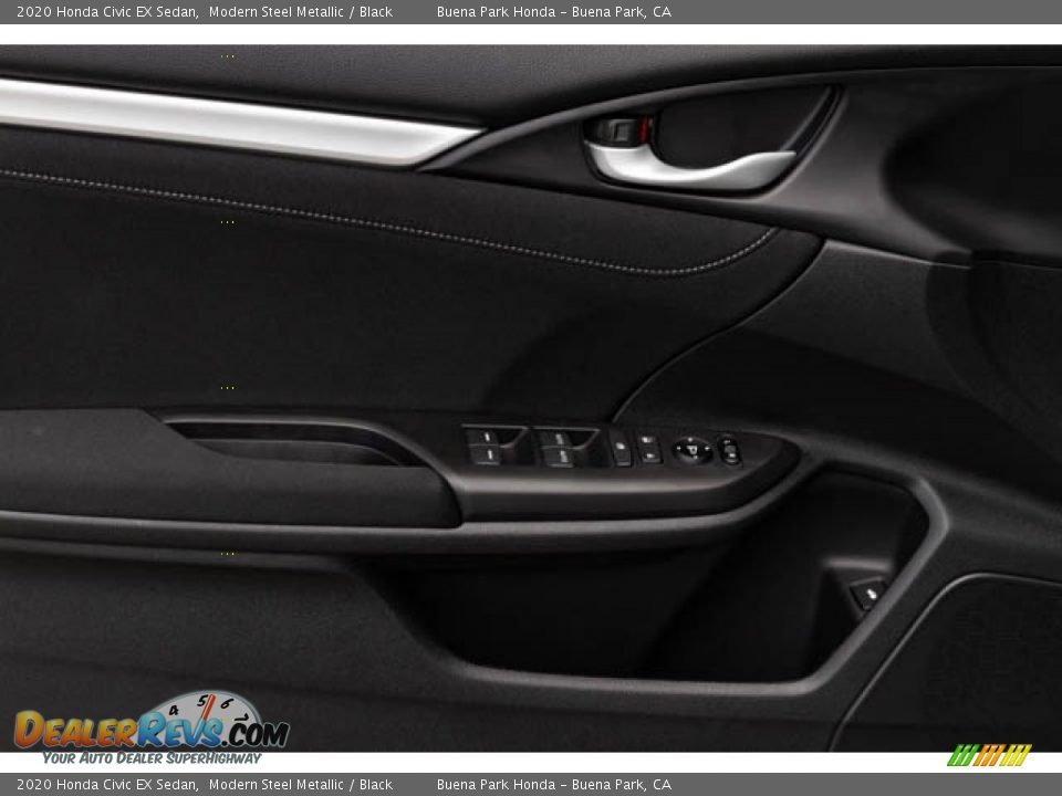 2020 Honda Civic EX Sedan Modern Steel Metallic / Black Photo #35