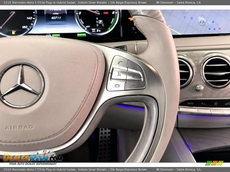 Controls of 2016 Mercedes-Benz S 550e Plug-In Hybrid Sedan Photo #19