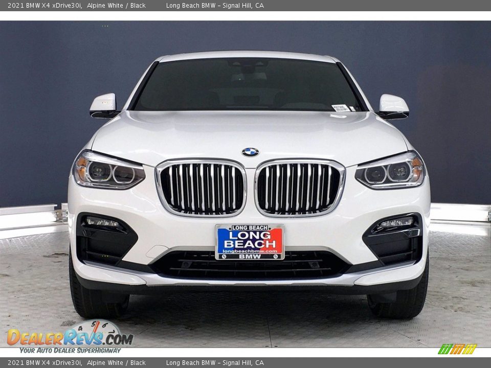 2021 BMW X4 xDrive30i Alpine White / Black Photo #2