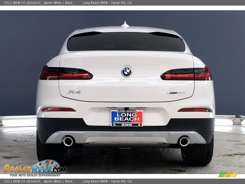 2021 BMW X4 xDrive30i Alpine White / Black Photo #4