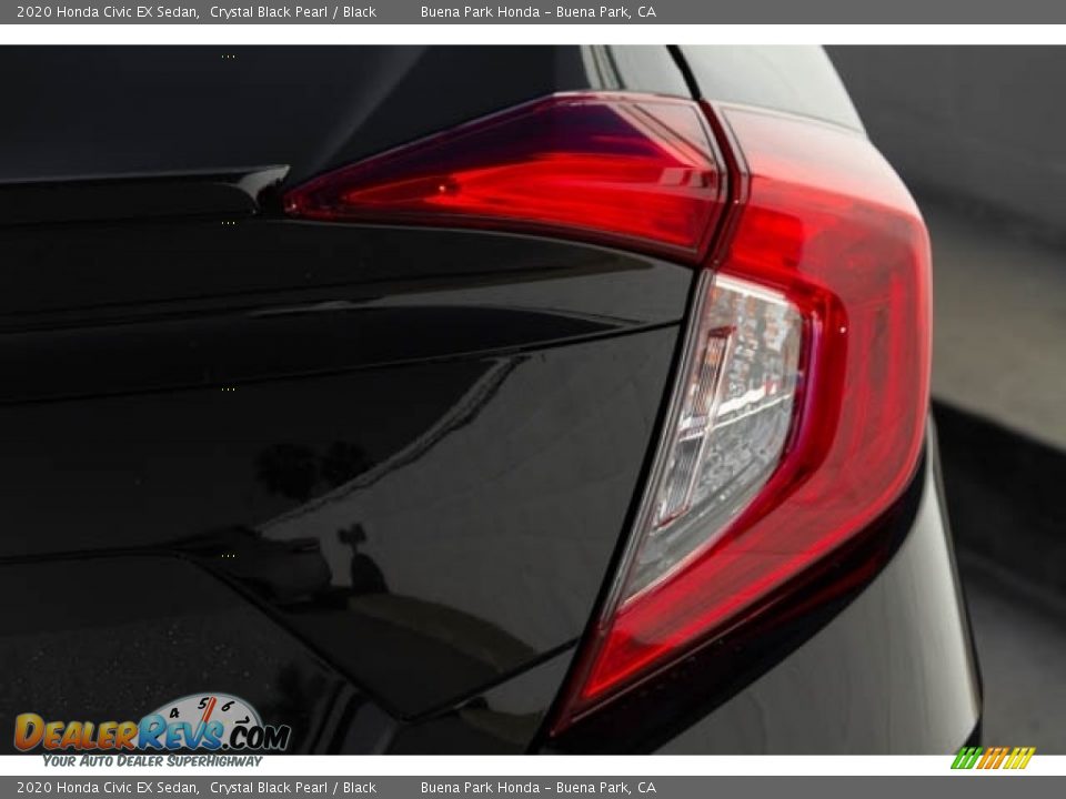 2020 Honda Civic EX Sedan Crystal Black Pearl / Black Photo #8