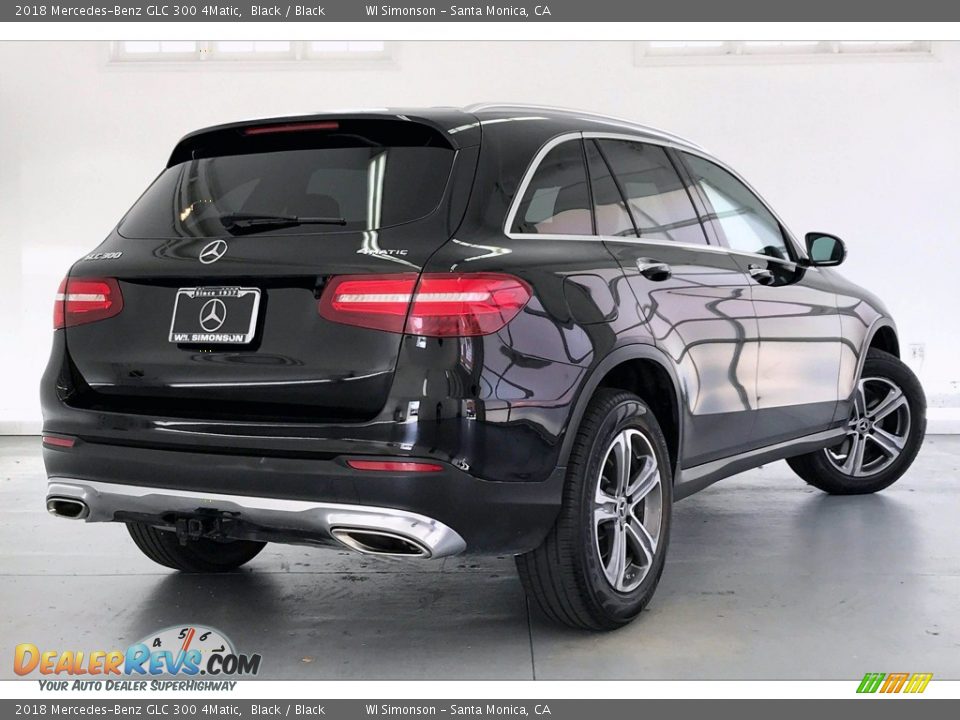 2018 Mercedes-Benz GLC 300 4Matic Black / Black Photo #16