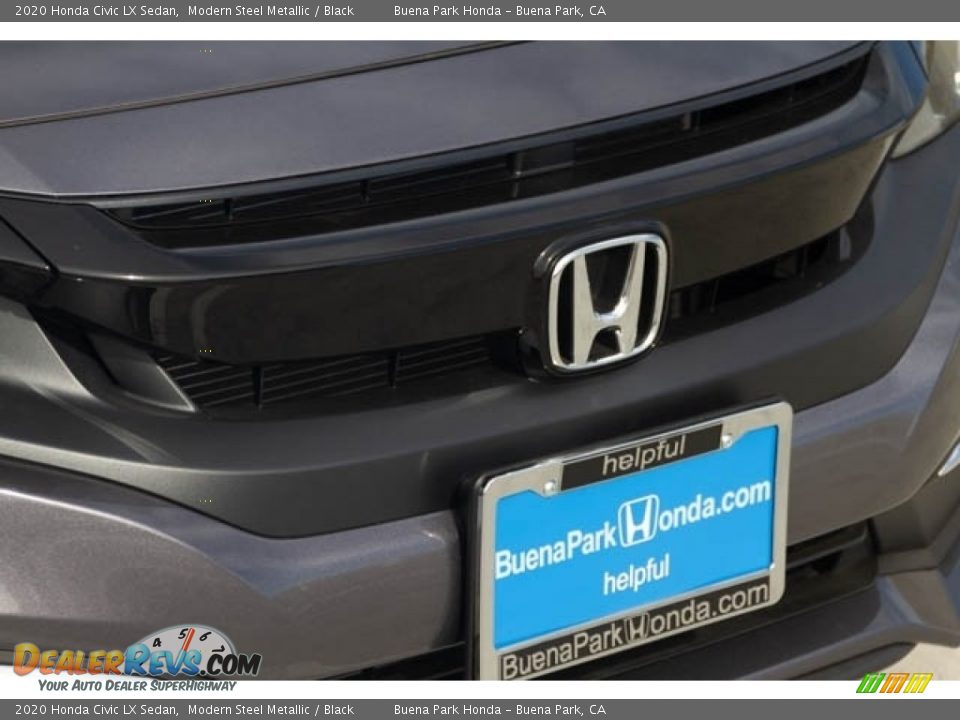 2020 Honda Civic LX Sedan Modern Steel Metallic / Black Photo #4