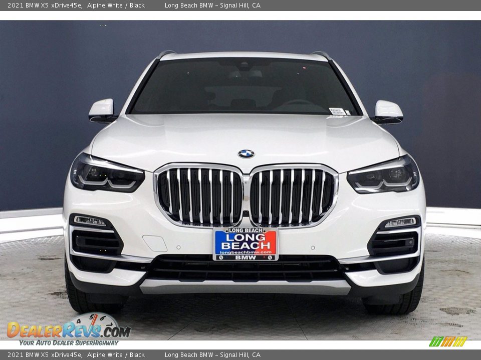 2021 BMW X5 xDrive45e Alpine White / Black Photo #2